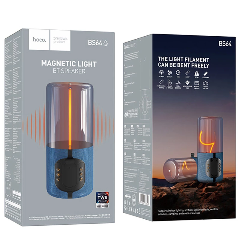 Bluetooth Колонка Hoco BS64 Rocker – Blue. Фото 4 з 5