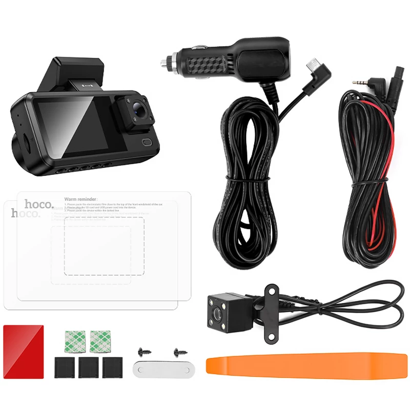 Відеореєстратор Hoco DV15 2-inch display driving recorder – Black. Фото 4 з 5