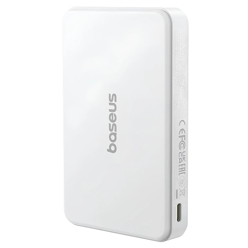 Портативний ЗП Power Bank Baseus EnerFill FM11 Ultra-Mini 22.5W з БЗП 10000mAh (P1008210E123) – White. Фото 2 з 6