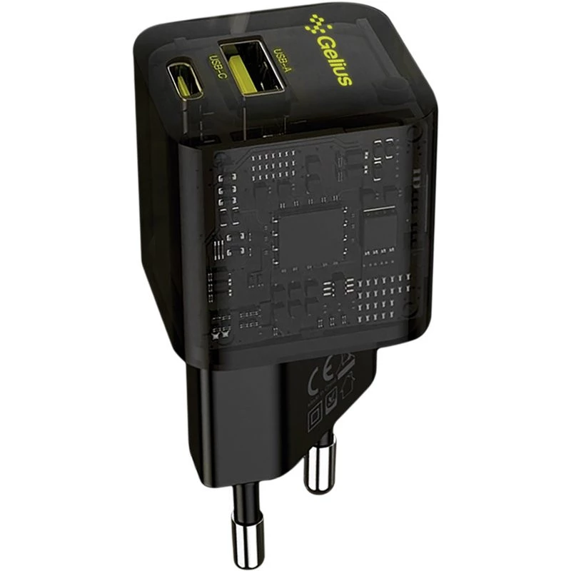МЗП Gelius Genesis GP-HC055 USB + Type-C 30W GaN (Incredible series) фото 1 з 1