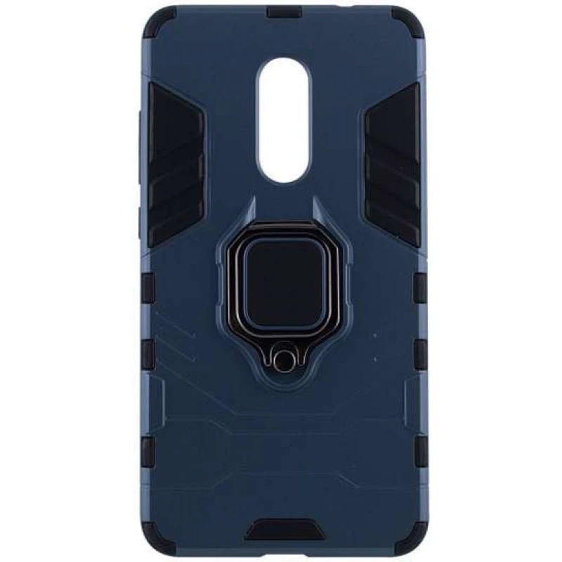 Протиударний чохол Transformer з кільцем на Xiaomi Redmi Note 4X / Note 4 (Snapdragon) – Сірий / Metal slate. Фото 4 з 6