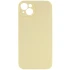 Чохол Silk Full Camera Protective (AA) NO LOGO для Apple iPhone 15 (6.1") – Жовтий / Mellow Yellow. Фото 1 з 6