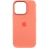 Чехол Silicone Case с металлическими кнопками для Apple iPhone 13 Pro Max (6.7") – Розовый / Pink Pomelo. Фото 3 из 9