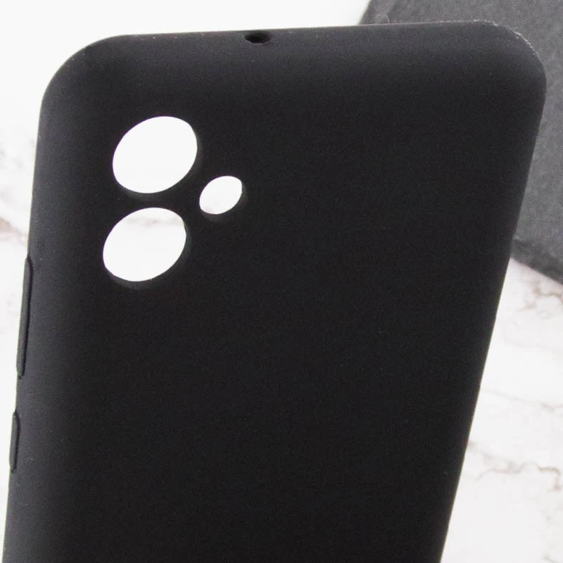 Чохол Silicone Case Lakshmi Premium з закритою камерою на Samsung Galaxy A06 – Чорний / Black. Фото 6 з 7