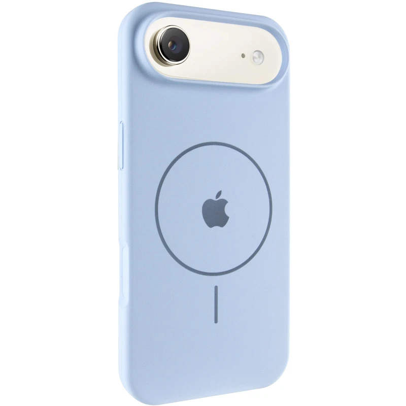 Чохол Silicone Case Full Protective (AA) V2 with MagSafe для Apple iPhone 17 Air (6.5") – Блакитний / Lilac Blue. Фото 3 з 11