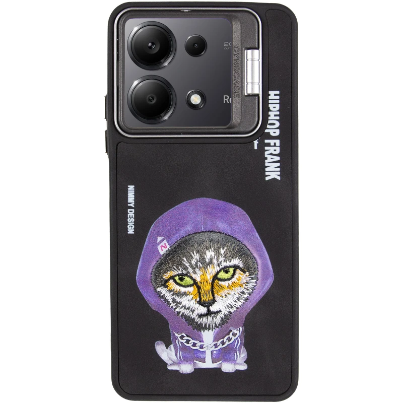 TPU+PC чохол з тваринами для Xiaomi Redmi Note 13 Pro 5G – Black Cat. Фото 5 з 13