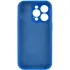 Чехол Silk Full Protective (AA) NO LOGO для Apple iPhone 16 Pro – Синий / Capri Blue. Фото 11 из 18