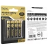 Батарейки Hoco JA1B AA (LR6) Alkaline 4 pcs – Black. Фото 2 из 6