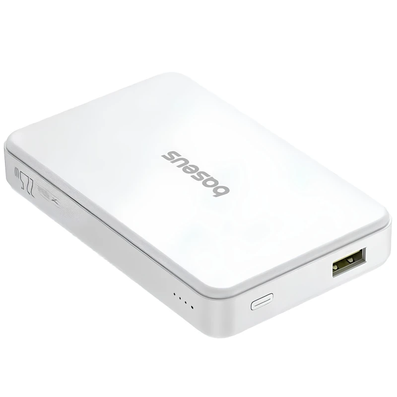 Портативний ЗП Power Bank Baseus EnerFill FM11 Ultra-Mini 22.5W з БЗП 10000mAh (P1008210E123) – White. Фото 4 з 6