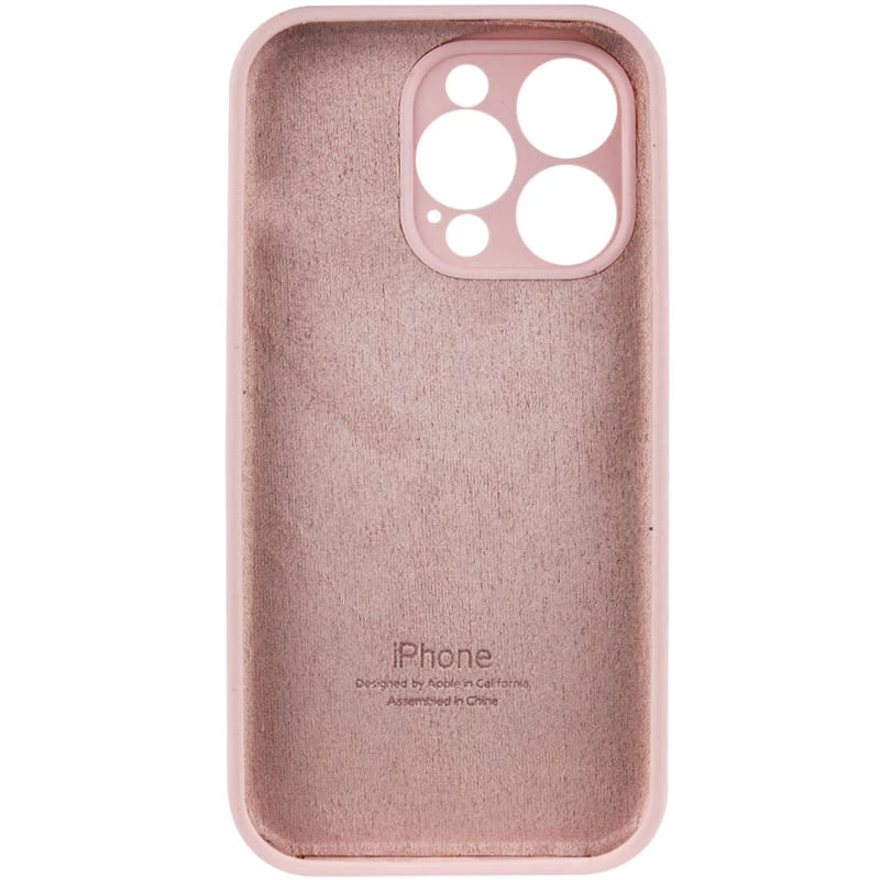 Чохол Silicone Case з захистом камери на Apple iPhone 14 Pro Max (6.7") – Рожевий / Chalk Pink. Фото 5 з 7