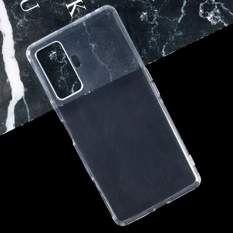 Ультратонкий силіконовий чохол 1мм на Xiaomi Redmi K50 Gaming – Безбарвний (прозорий). Фото 4 з 4