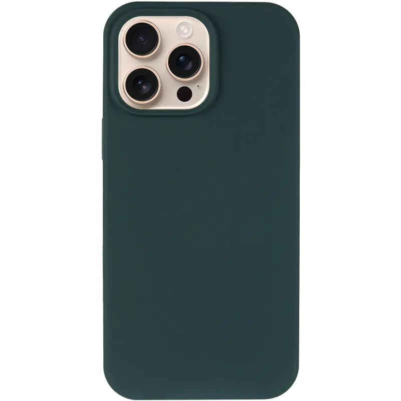 Чехол Silk Full Protective (AA) NO LOGO для Apple iPhone 16 Pro Max – Зеленый / Forest green. Фото 4 из 7
