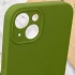 Чехол с закрытым низом Silicone Case для Apple iPhone 16 Plus – Зеленый / Dark Olive. Фото 11 из 12