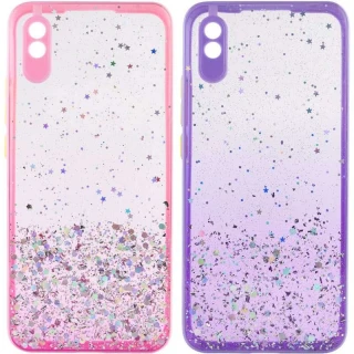 Чохол з блискітками та захистом камери на Xiaomi Redmi 9A фото 1 Чохол з блискітками та захистом камери на Xiaomi Redmi 9A фото 1 з 1