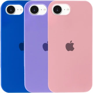 Чехол Silicone Case с закрытым низом для Apple iPhone 16e (6.1")