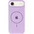 Чохол Silicone Case Full Protective (AA) V2 with MagSafe для Apple iPhone 17 Air (6.5") – Бузковий / Lilac. Фото 5 з 11