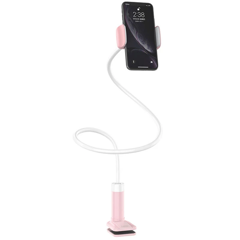 Тримач настільний Hoco PH23 Balu – Pink white. Фото 3 з 7