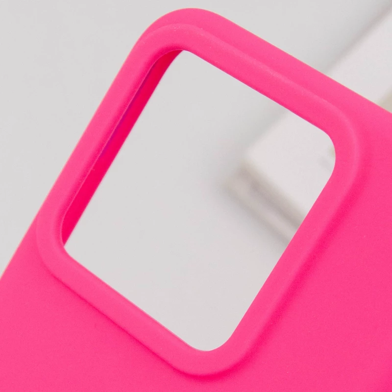 Чехол Silicone Case Lakshmi Premium на Xiaomi 14 – Розовый / Barbie pink. Фото 9 из 9