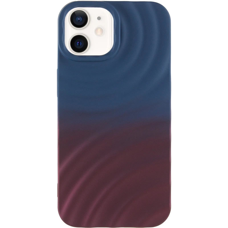 Чохол TPU ColorWave для Apple iPhone 12 (6.1") – Navy Blue / Plum. Фото 3 з 6