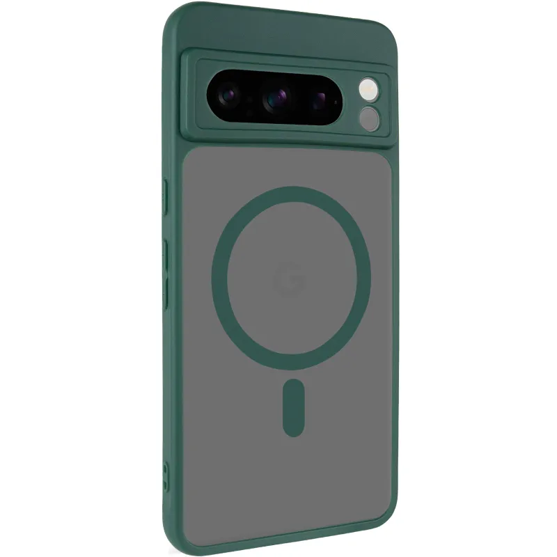 Чехол TPU Bloom with Magnetic Fit для Google Pixel 8 Pro – Green. Фото 1 из 7