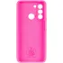 Чехол Silicone Case Lakshmi Premium з закритою камерою на TECNO Pop 5 LTE – Розовый / Barbie pink. Фото 6 из 8