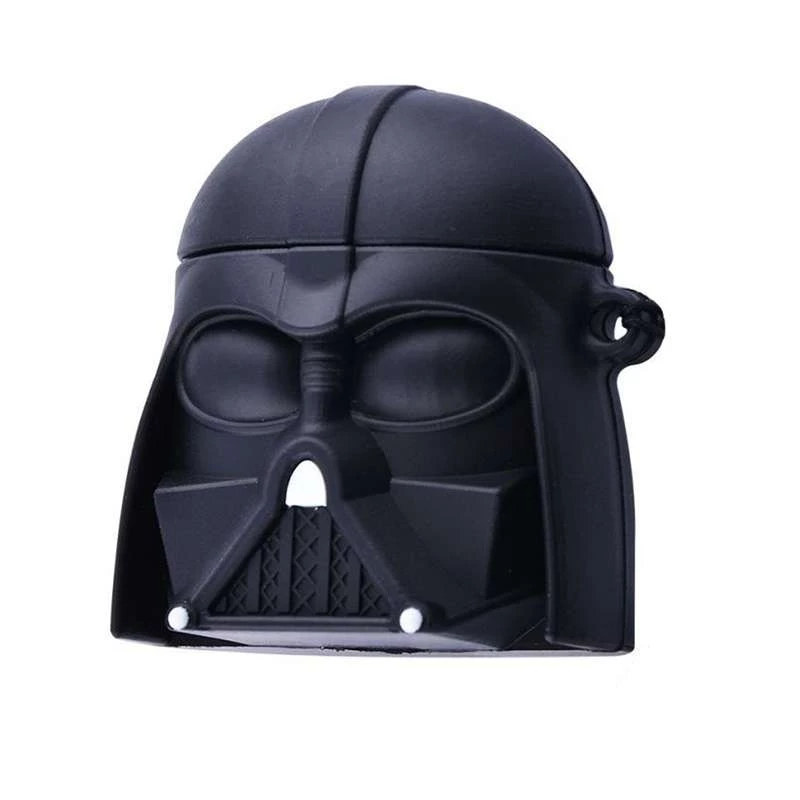 Силиконовый футляр Star Wars Force для наушников AirPods 1/2 + карабин – Darth Vader. Фото 1 из 2