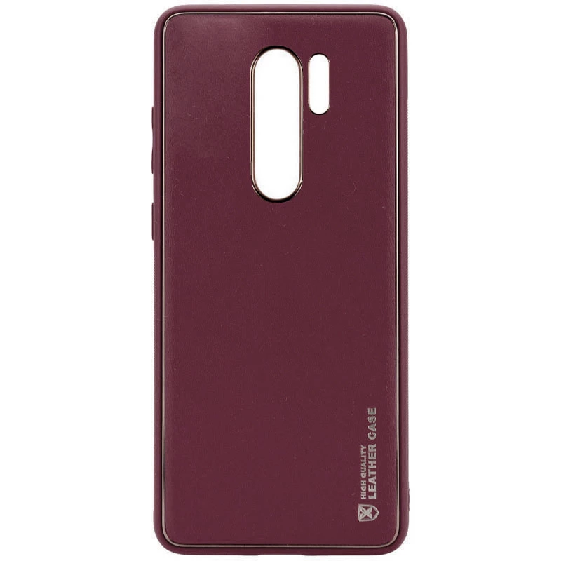 

Кожаный чехол Xshield для Xiaomi Redmi Note 8 Pro (Бордовый / Plum Red), Бордовий / plum red