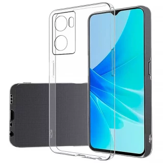 Ультратонкий силиконовый чехол 1,5 мм с защитой камеры для Oppo A57s фото 1 из 4