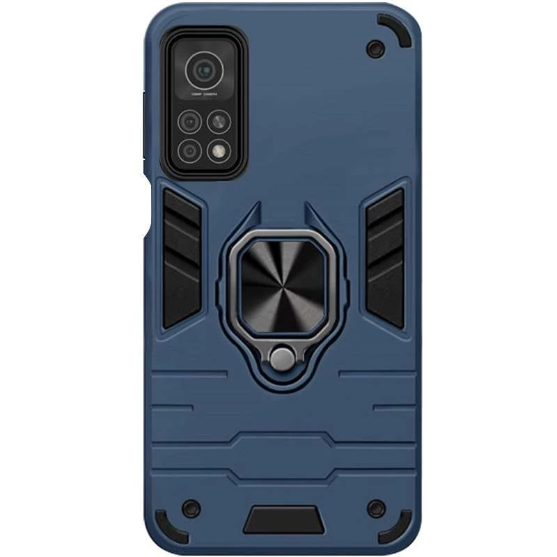 

Протиударний чохол Transformer з кільцем на Xiaomi Mi 10T (Синій / Sapphire)