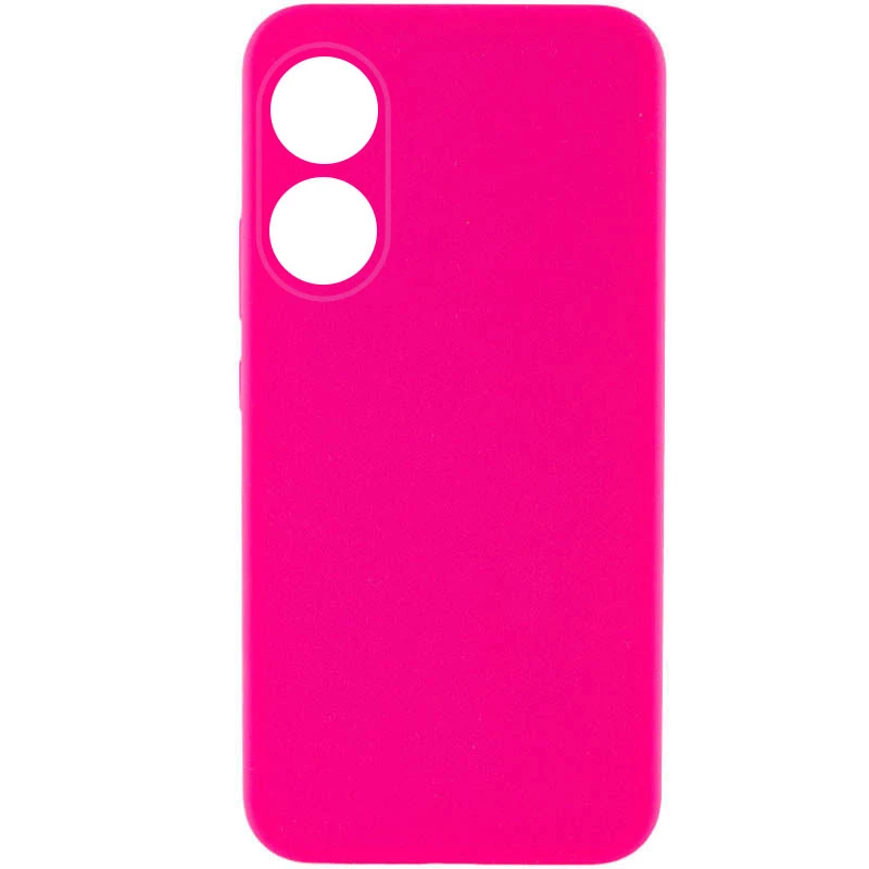 

Чехол Silicone Case Lakshmi Premium з закритою камерою на Oppo A58 4G (Розовый / Barbie pink), Рожевий / barbie pink