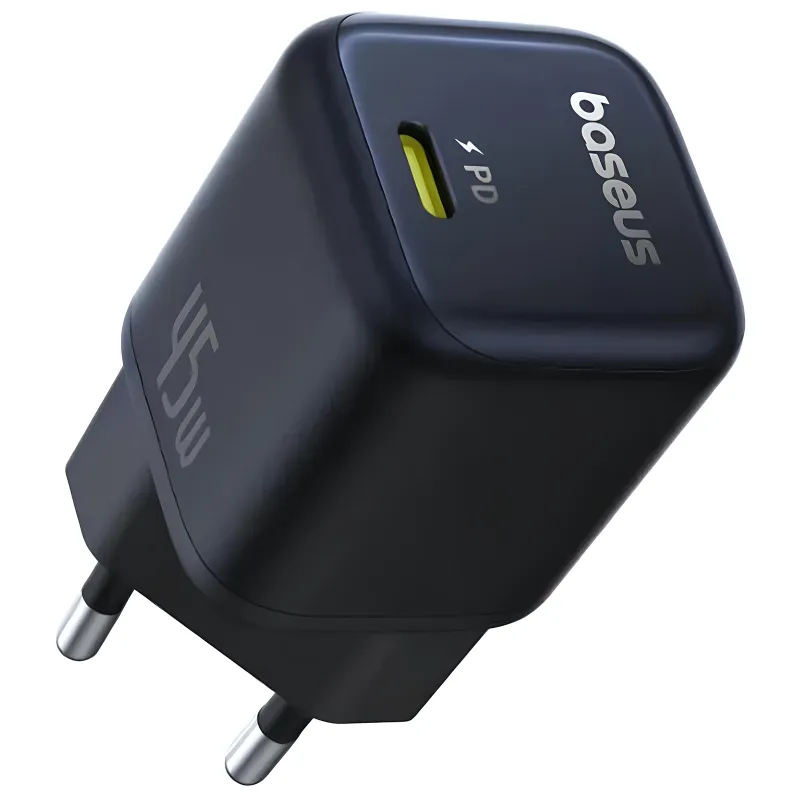МЗП Baseus EnerFill FN22 Fast Charger PD45W (1USB-C) (E01233) – Cosmic Black. Фото 3 з 5