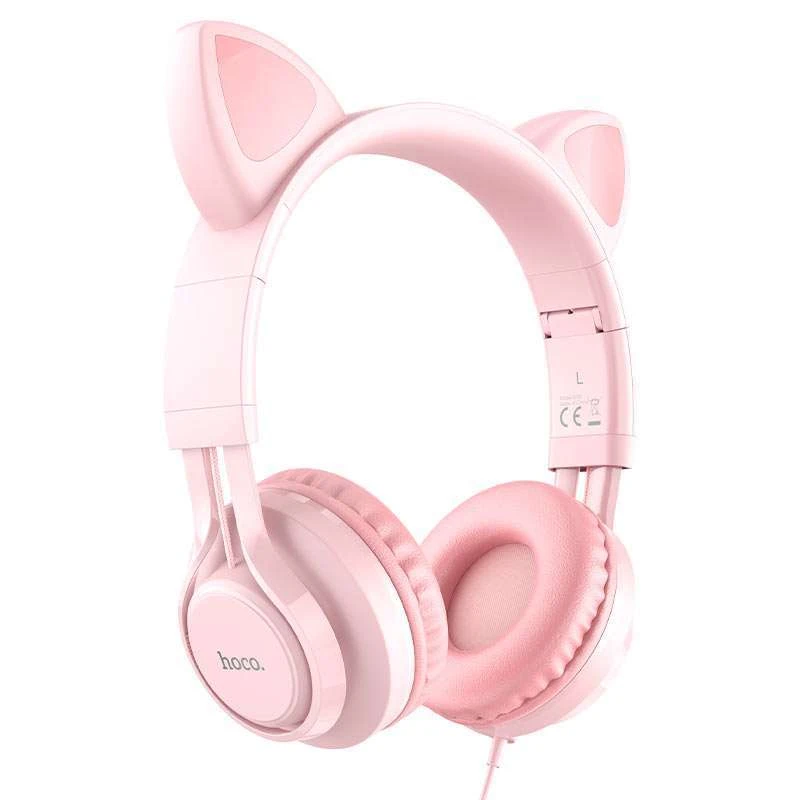 

Наушники Hoco W36 Cat ear (Pink)