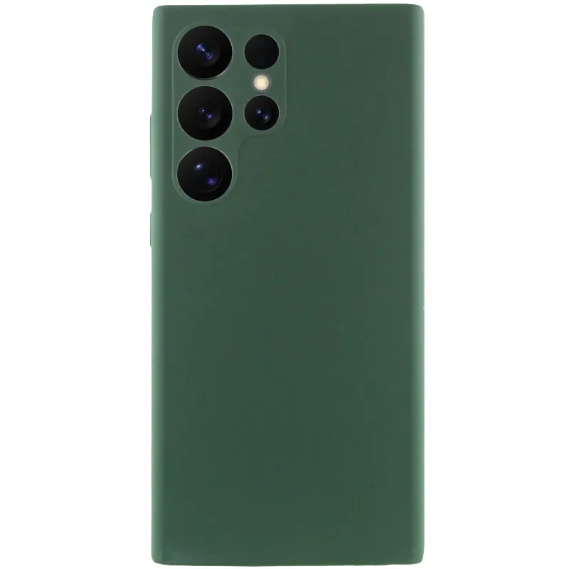 Чохол Silicone Case Lakshmi Premium із закритою камерою для Samsung Galaxy S24 Ultra – Зелений / Cyprus Green. Фото 3 з 9