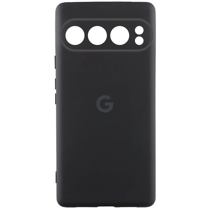 Чохол Silicone Case Lakshmi Premium L з закритою камерою на Google Pixel 9 Pro XL – Чорний / Black. Фото 1 з 2