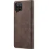 Шкіряний чохол-книжка CaseMe Velvet Nubuck для Samsung Galaxy M12 – Coffee. Фото 3 з 6