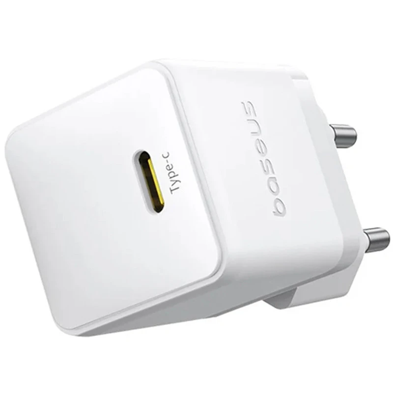 МЗП Baseus Palm Fast Charger 30W (1USB-C) (P10111605113-00) – Moon White. Фото 3 з 5