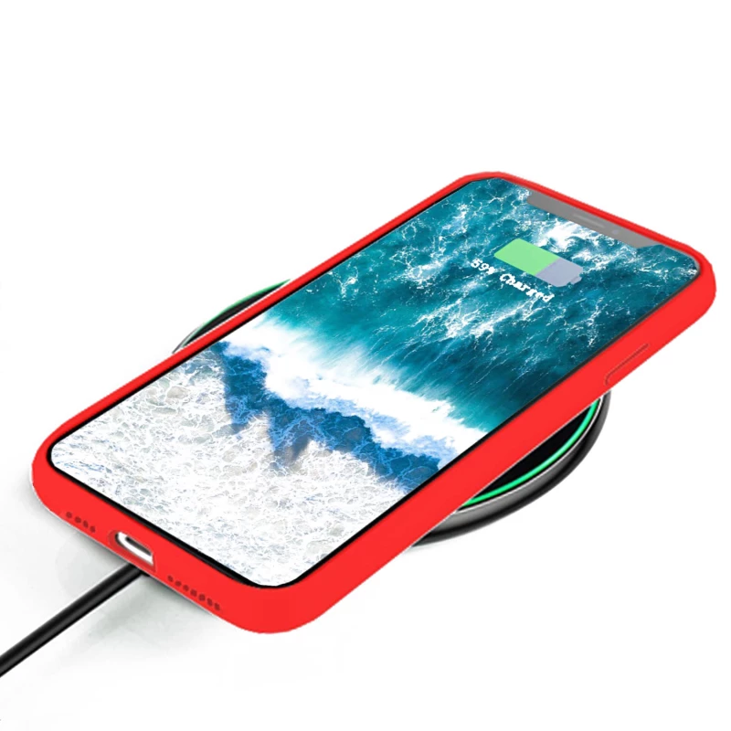 Чохол Silicone Case з закритим низом на Apple iPhone 7 plus / 8 plus – Червоний / Red. Фото 4 з 4