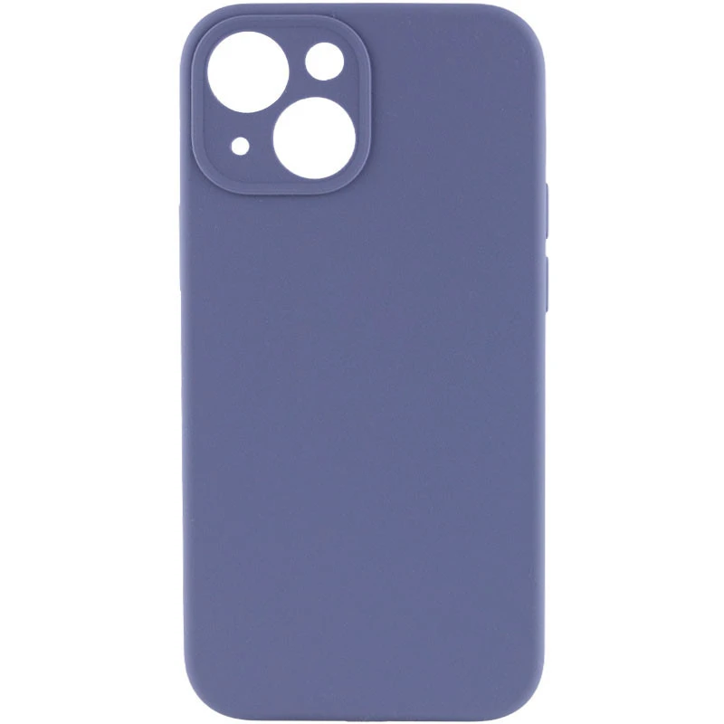 Чохол з захистом камери Silicone Case для Apple iPhone 13 (6.1") – Сірий / Lavender Gray. Фото 1 з 3