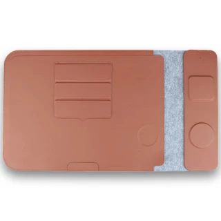 Подставка-чехол для ноутбука STAND JD-S101 с БЗУ 2in1 15W (16'') фото 1 из 3