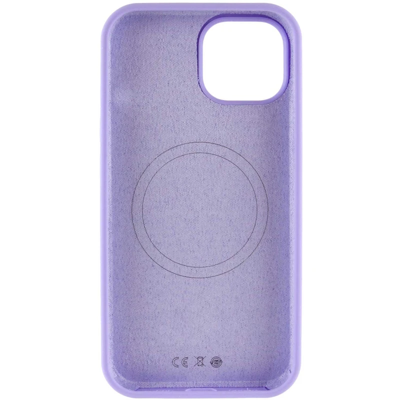 Чохол Silk Full Protective (AA) NO LOGO with Magnetic Fit для Apple iPhone 12 Pro (6.1") – Бузковий / Dasheen. Фото 4 з 6