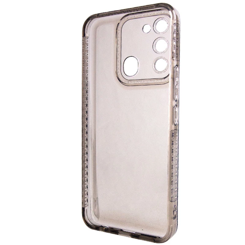 Силіконовий чохол з візерунком на TECNO Spark 8C – Сірий. Фото 3 з 6