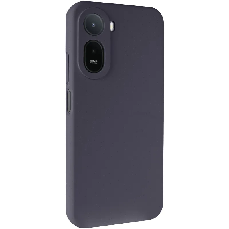 Чехол Silicone Case Lakshmi Premium з закритою камерою на Xiaomi Redmi A7 Pro 4G – Серый / Dark Gray. Фото 1 из 6