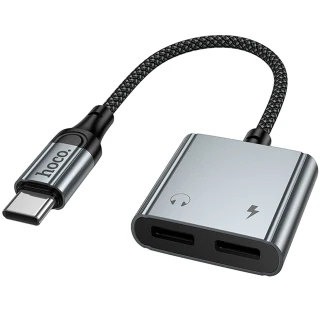 Переходник Hoco UPA34A Type-C to Type-C*2 фото 1 из 1