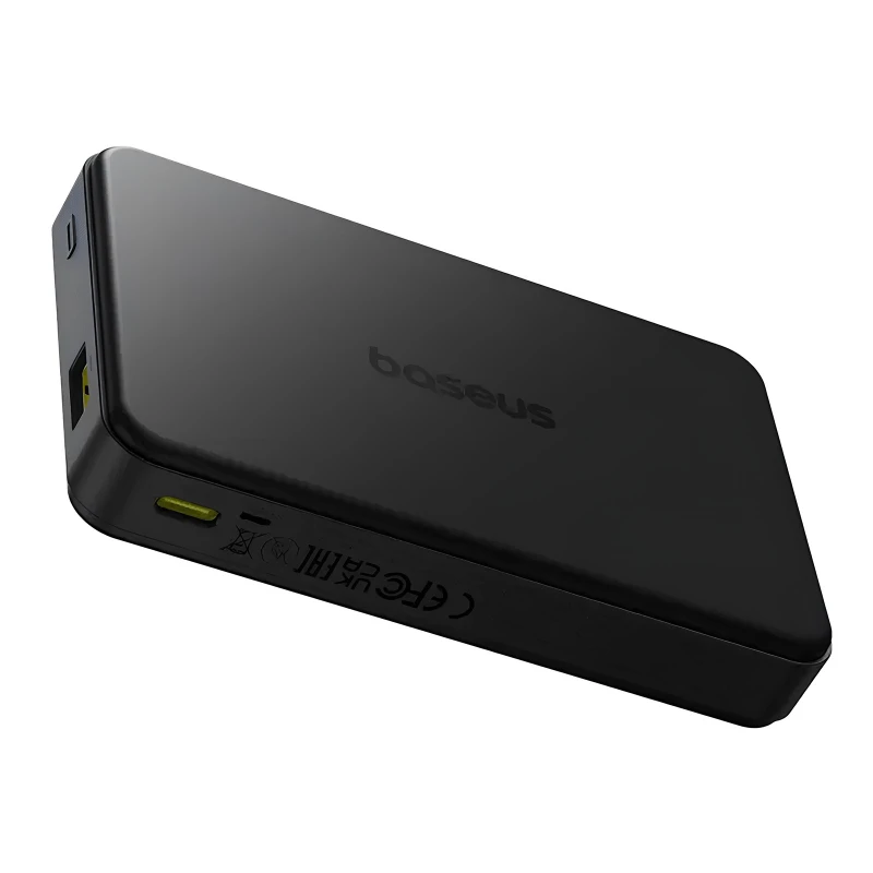 Портативное ЗУ Power Bank Baseus Airpow II OS Qi2 22.5W с БЗУ 10000 mAh (P10080000) – Cosmic Black. Фото 3 из 5