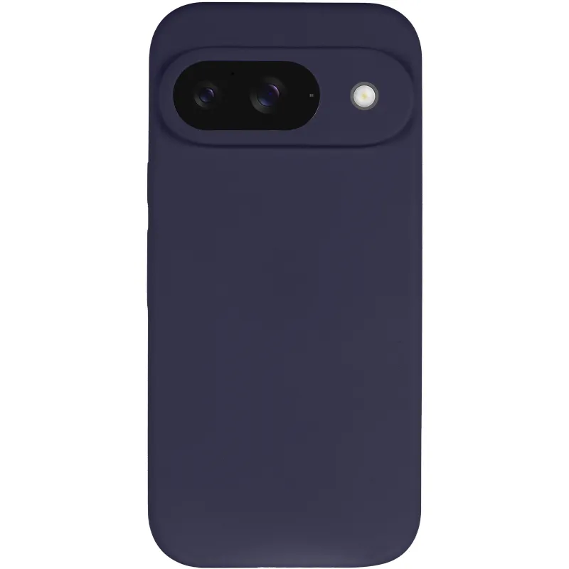Чохол Silicone Case Lakshmi Premium із закритою камерою для Google Pixel 9 – Темно-синій / Midnight blue. Фото 4 з 9