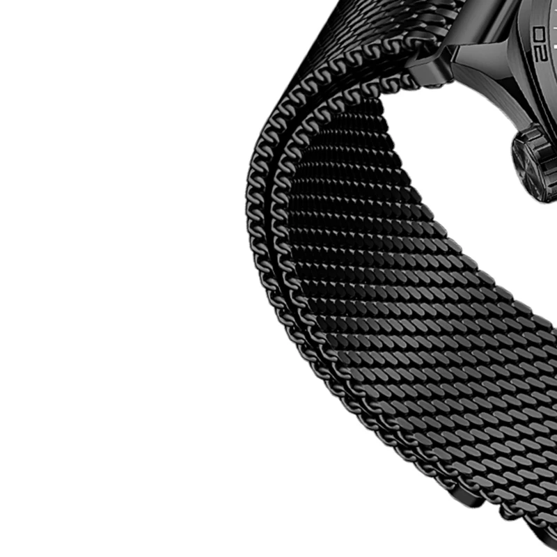 Ремінець Hoco WH16 Precioso series magnetic Milanese steel strap для Smart Watch 22mm – Black. Фото 2 з 4