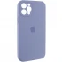 Чехол Silicone Case с защитой камеры для Apple iPhone 12 Pro Max (6.7") – Серый / Lavender Gray. Фото 3 из 7