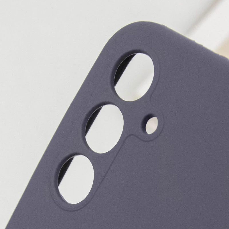 Чохол Silicone Case Lakshmi Premium із закритою камерою для Samsung Galaxy A26 5G – Сірий / Dark Gray. Фото 10 з 11