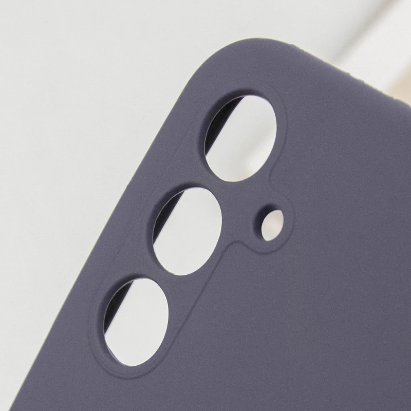 Чохол Silicone Case Lakshmi Premium з закритою камерою на Samsung Galaxy A26 5G – Сірий / Dark Gray. Фото 9 з 11