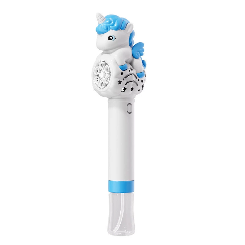 Пистолет с мыльными пузырями H055 Little Unicorn + bottle 50ml – Light Blue. Фото 1 из 4